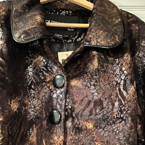 Vintage nwt animal print boxy women’s jacket with flare sleeve size large - Picture 2 of 7